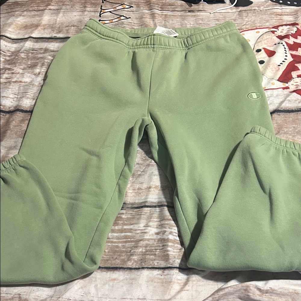 Champion Women’s Light Green Joggers, never worn, brand new, tags removed.